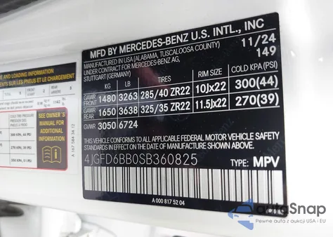 2025 Mercedes-Benz Amg Gle 53 Coupe 4Matic+ from USA, damaged, VIN 4JGFD6BB0SB360825